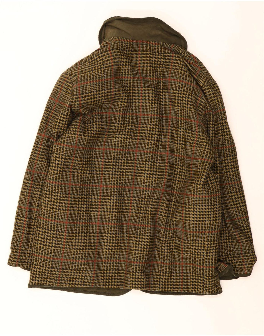 Giacca reversibile da uomo Burberrys UK 40 grande cotone kaki