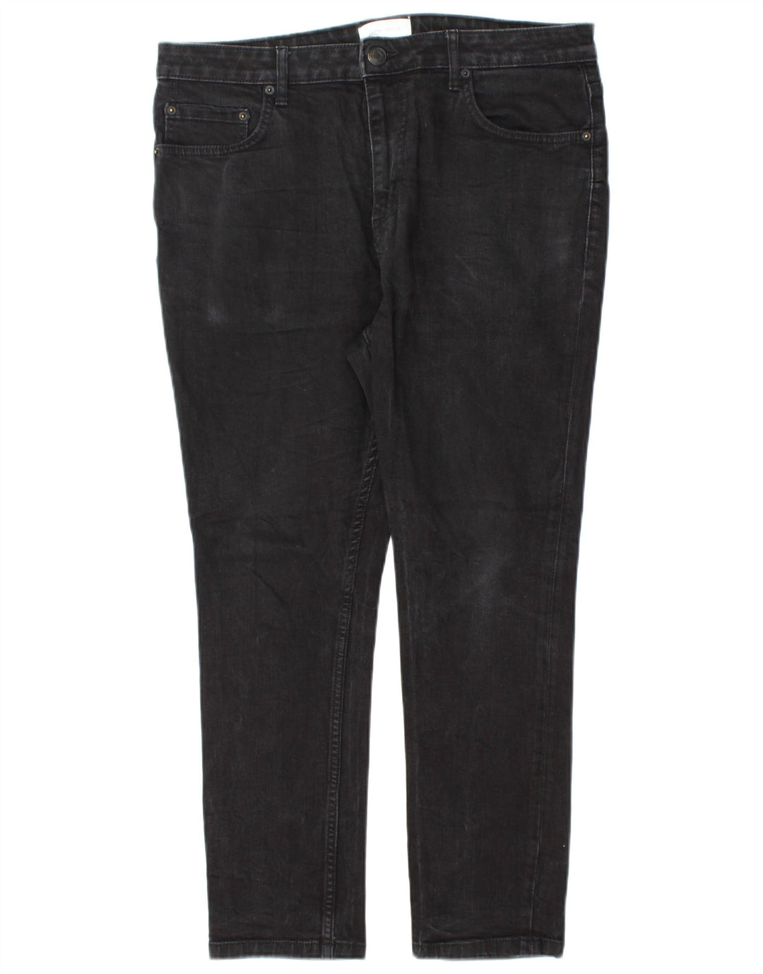 JACK WILLS Mens Slim Jeans  W34 L26 Black Cotton