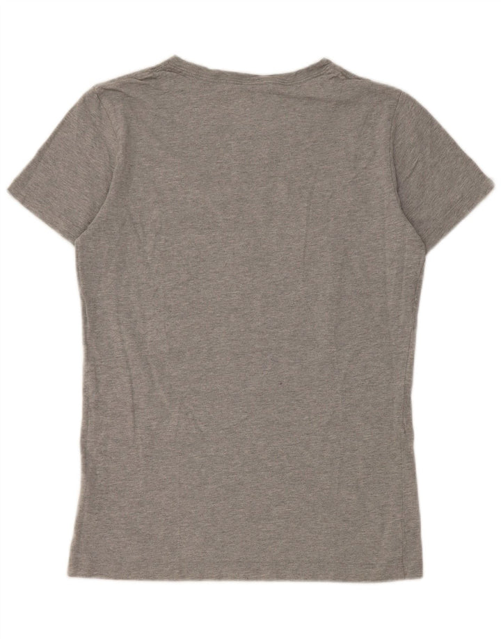 T-shirt grafica da uomo Puma Top Small in cotone grigio