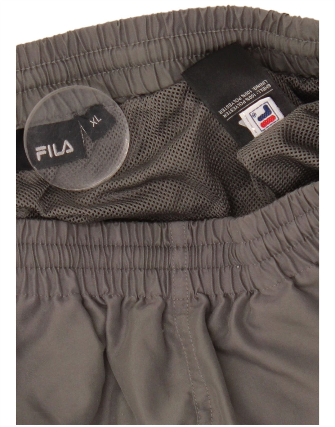Pantaloncini sportivi da uomo Fila XL poliestere grigio