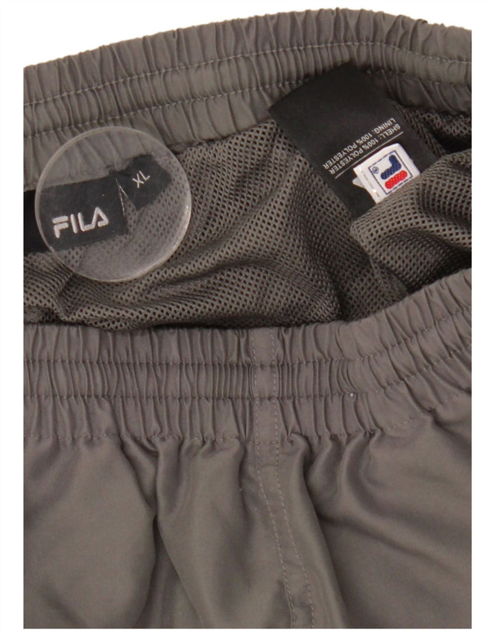 Pantaloncini sportivi da uomo Fila XL poliestere grigio