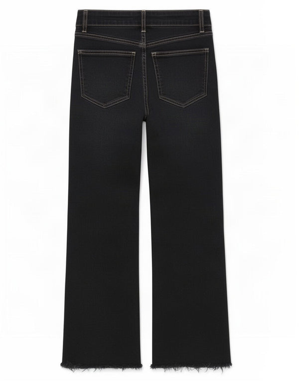 Jeans corti da donna Zara EU 38 piccoli W28 L24 neri