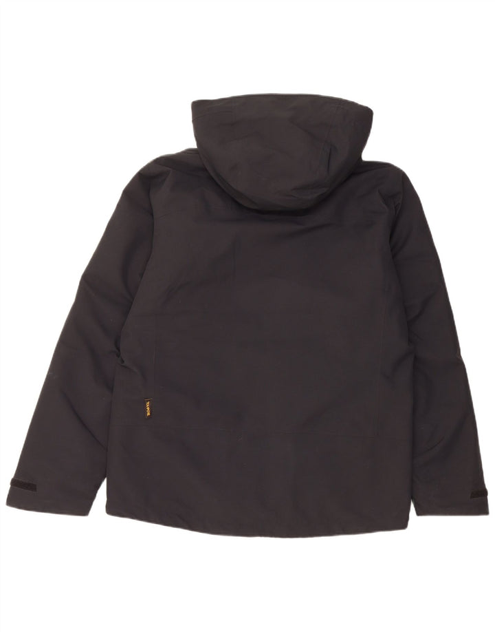Giacca a vento con cappuccio da uomo Jack Wolfskin UK 34 Small Poliestere nero