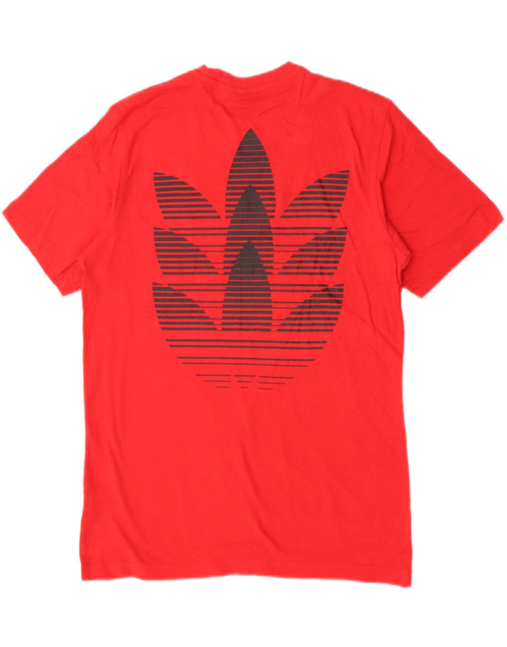 Maglietta grafica da uomo Adidas Top rossa media