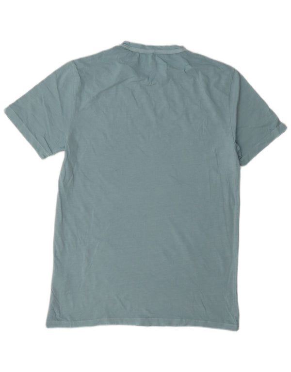 T-shirt da uomo con vestibilità regolare All Saints, in cotone blu medio
