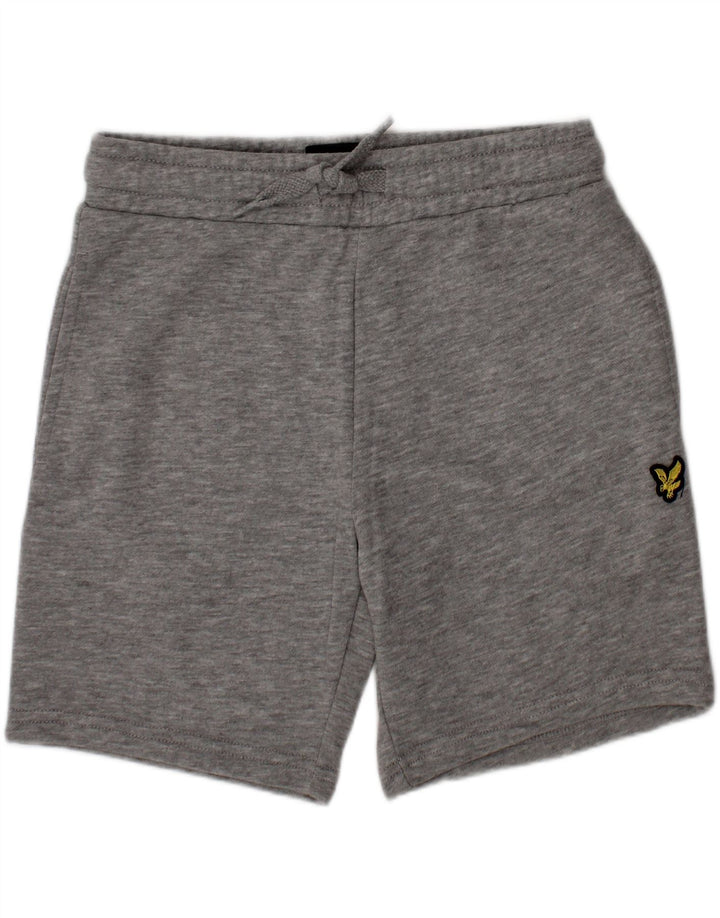 LYLE & SCOTT Boys Sport Shorts 8-9 Years  Grey Cotton Vintage Lyle & Scott and Second-Hand Lyle & Scott from Messina Hembry 