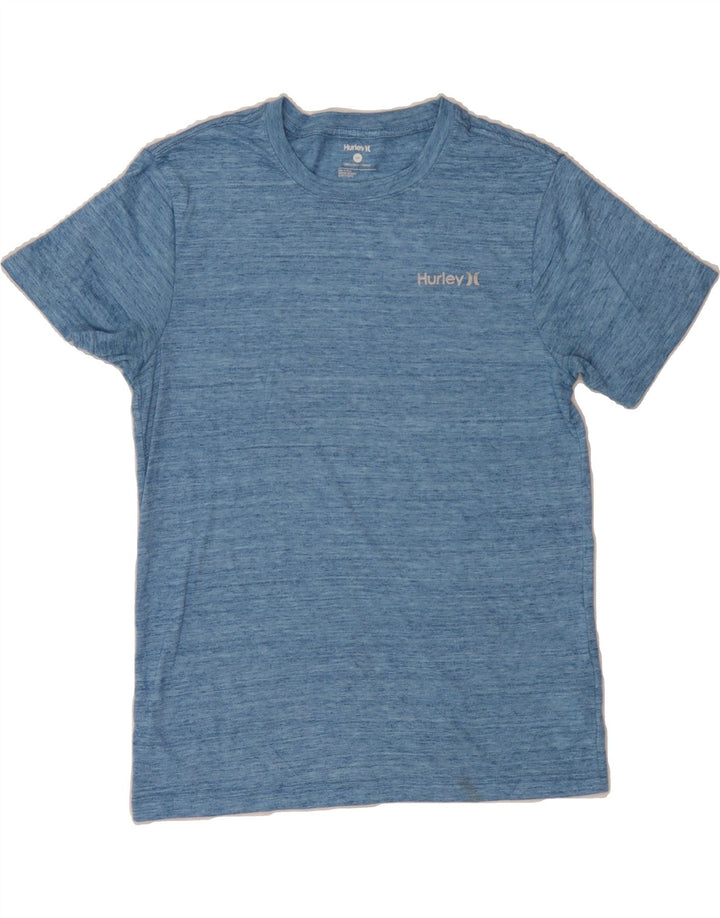HURLEY Mens T-Shirt Top Small Blue Flecked Cotton Vintage Hurley and Second-Hand Hurley from Messina Hembry 