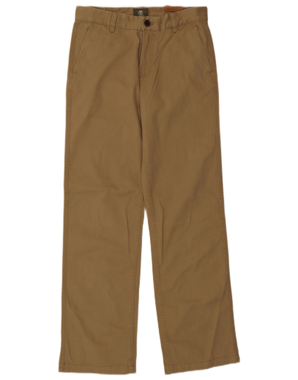 Pantaloni chino vestibilità regolare da uomo Timberland W30 L34 cotone beige