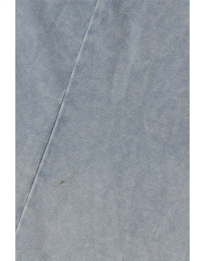 Gonna in denim da donna Topshop UK 12 media W28 cotone blu