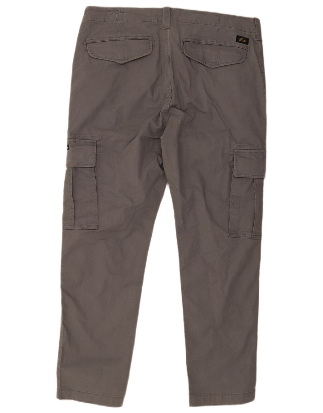 Pantaloni cargo slim da uomo Superdry W36 L32 in cotone grigio
