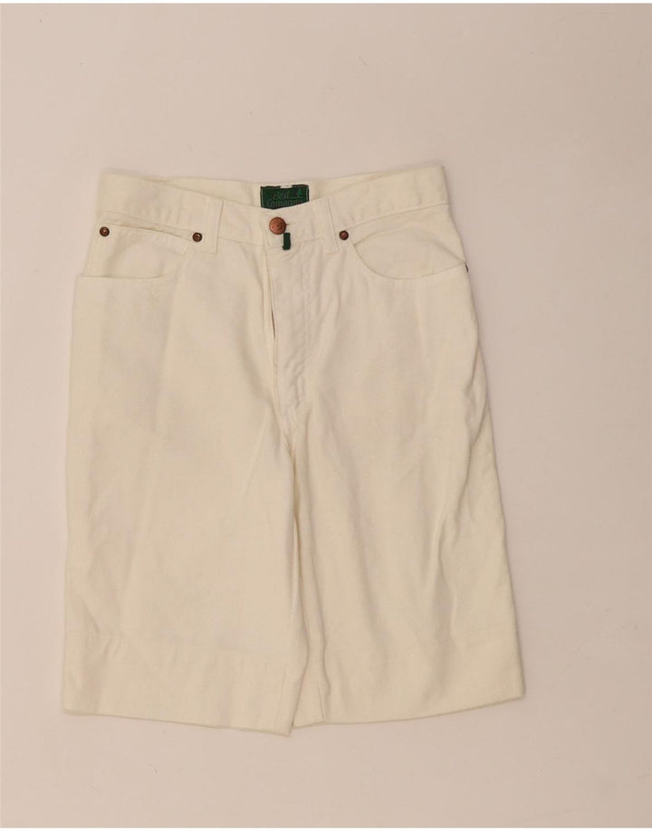 Bermuda da donna Best Company UK 14 medio W28 bianco sporco