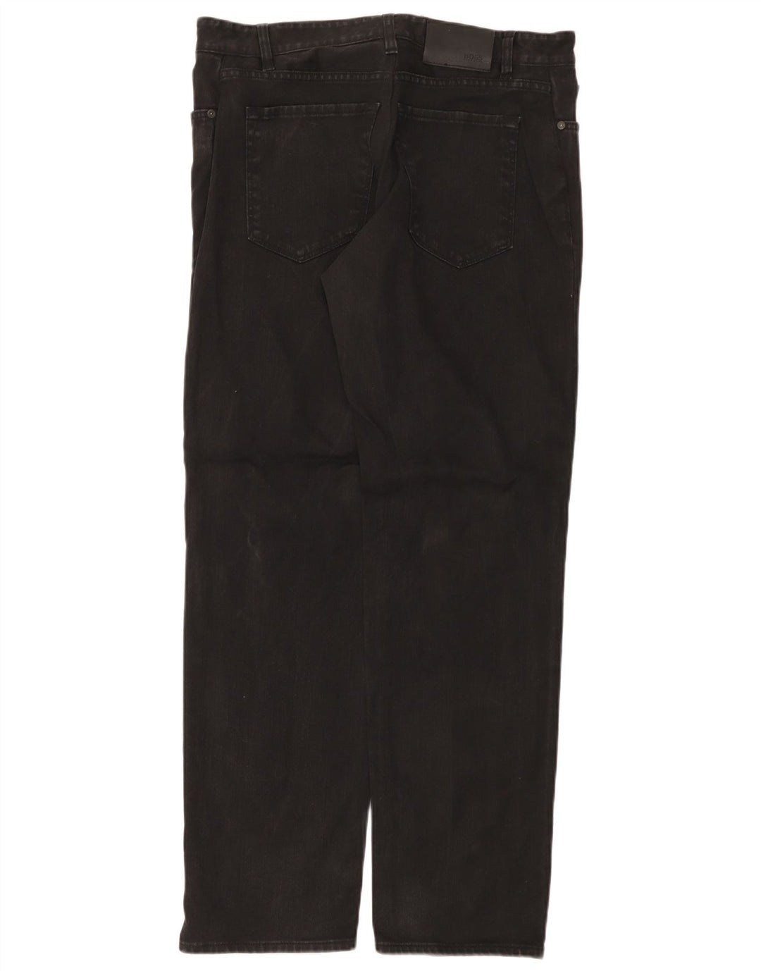 Jeans dritti da uomo Hugo Boss W32 L32 cotone nero