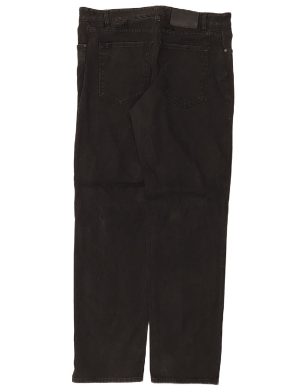 Jeans dritti da uomo Hugo Boss W32 L32 cotone nero