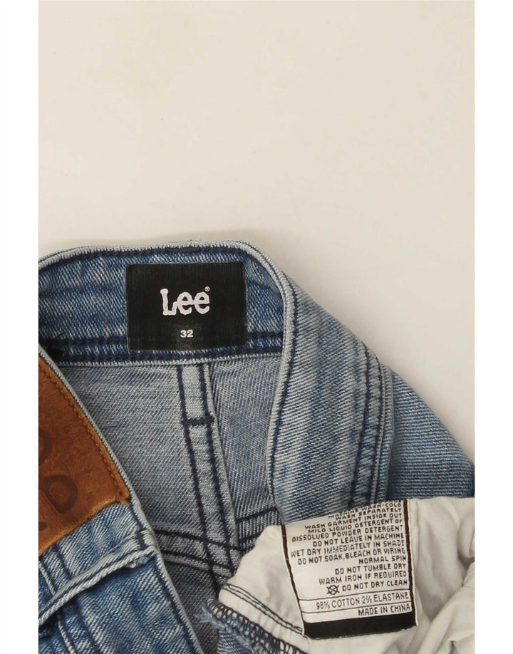 Jeans dritti slim da uomo Lee W32 L33 cotone blu