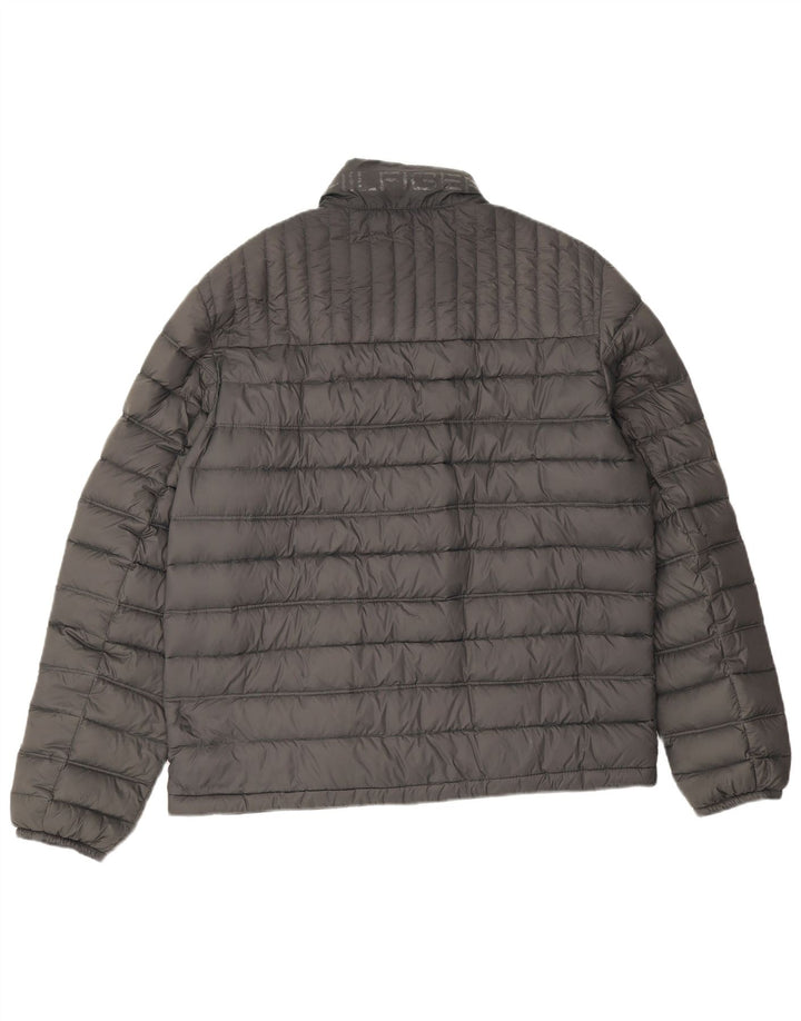 Giacca imbottita da uomo Tommy Hilfiger UK 38 Nylon grigio medio