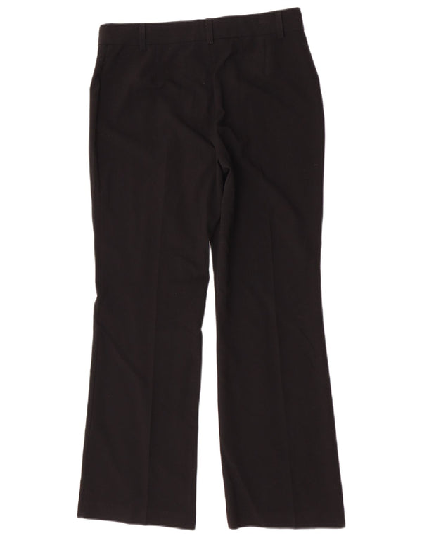 Pantaloni da abito bootcut da donna Marks & Spencer UK 10 piccoli W30 L28 neri