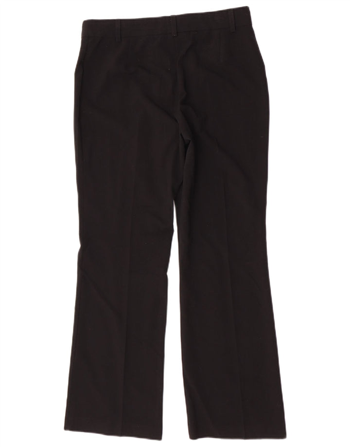 Pantaloni da abito bootcut da donna Marks & Spencer UK 10 piccoli W30 L28 neri
