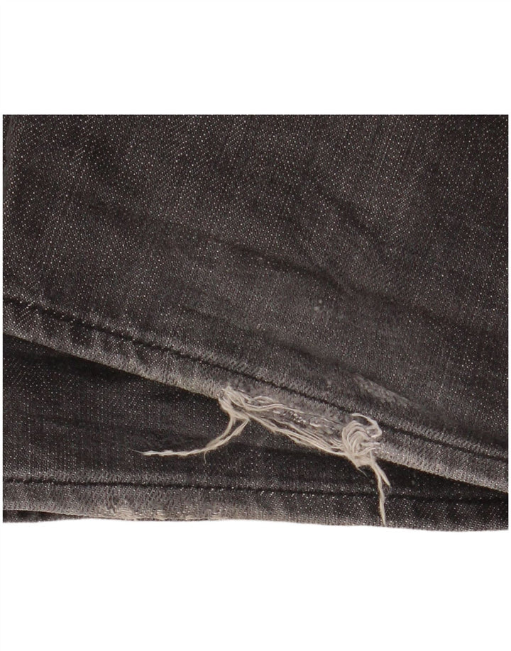 Jeans dritti da uomo Gap W36 L34 cotone chiazzato grigio