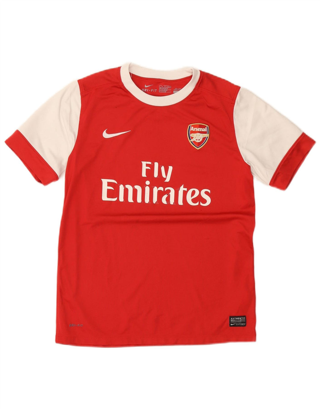 T-shirt grafica Nike Arsenal da ragazzo, 12-13 anni, grande, rossa, in poliestere