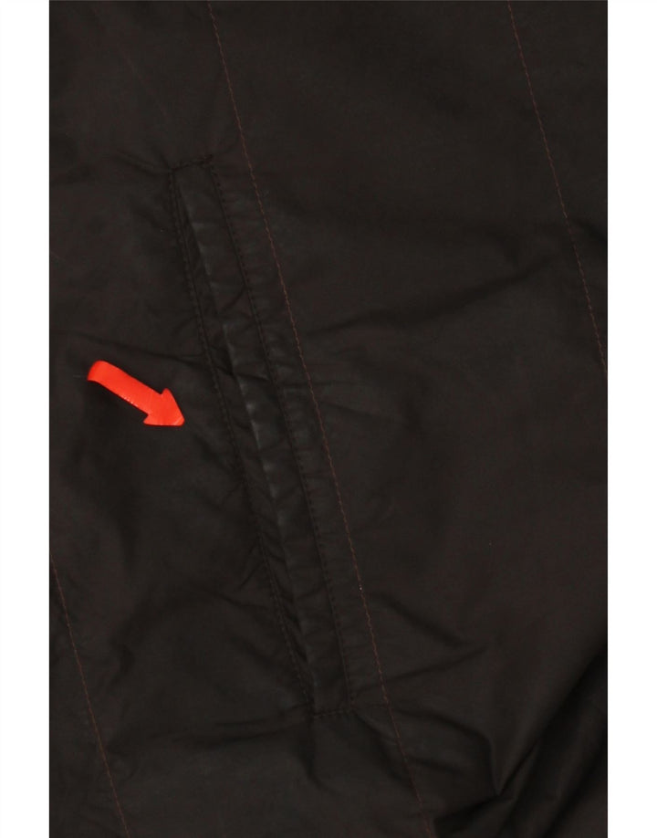 Gilet foderato da uomo Massimo Dutti UK 42 XL poliestere marrone