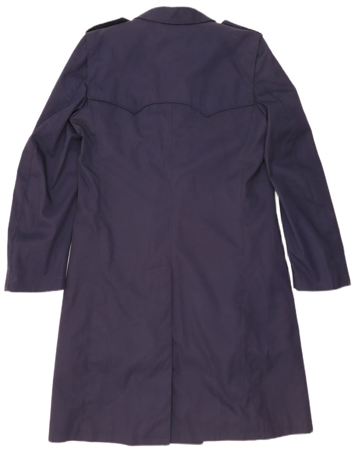 Trench da uomo vintage IT 48 blu navy medio