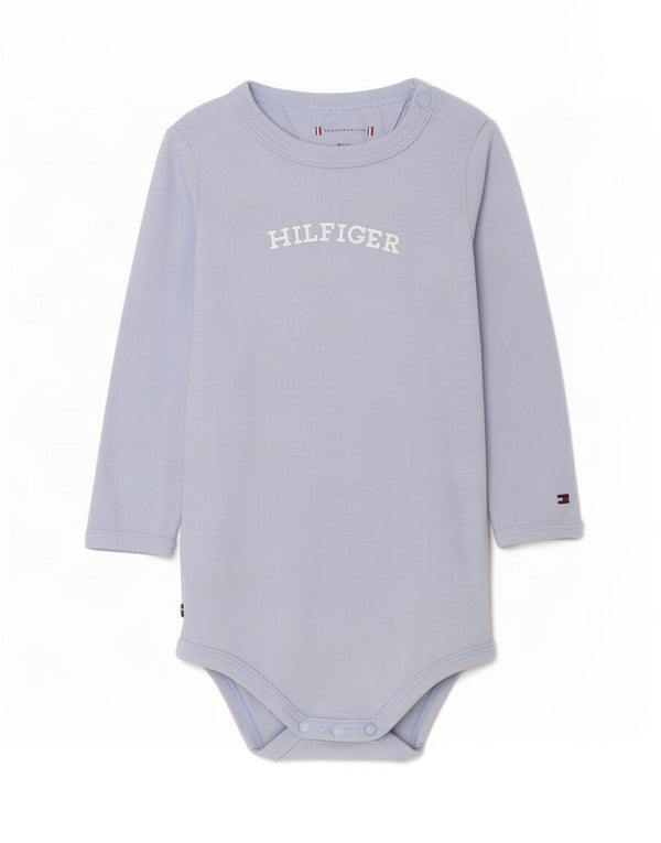 Body a maniche lunghe grafico per neonata Tommy Hilfiger 3-6 mesi Blu