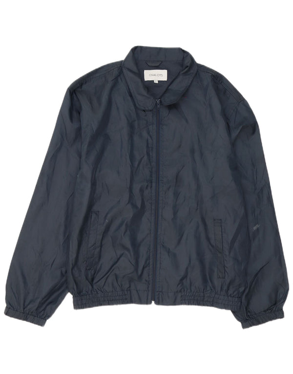 Giubbotto bomber da uomo Oscar Jones UK 40 Large Blu Navy