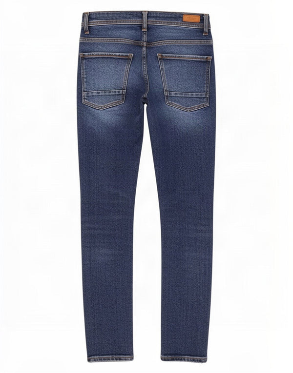 Jeans skinny da uomo Zara EU 38 Small W30 L29 Cotone blu