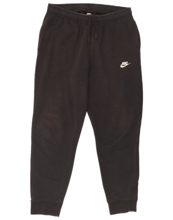 Pantaloni da tuta da uomo Nike Joggers grandi in cotone nero