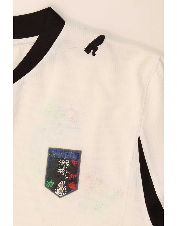 T-shirt da ragazzo Puma 13-14 anni Colorblock bianco