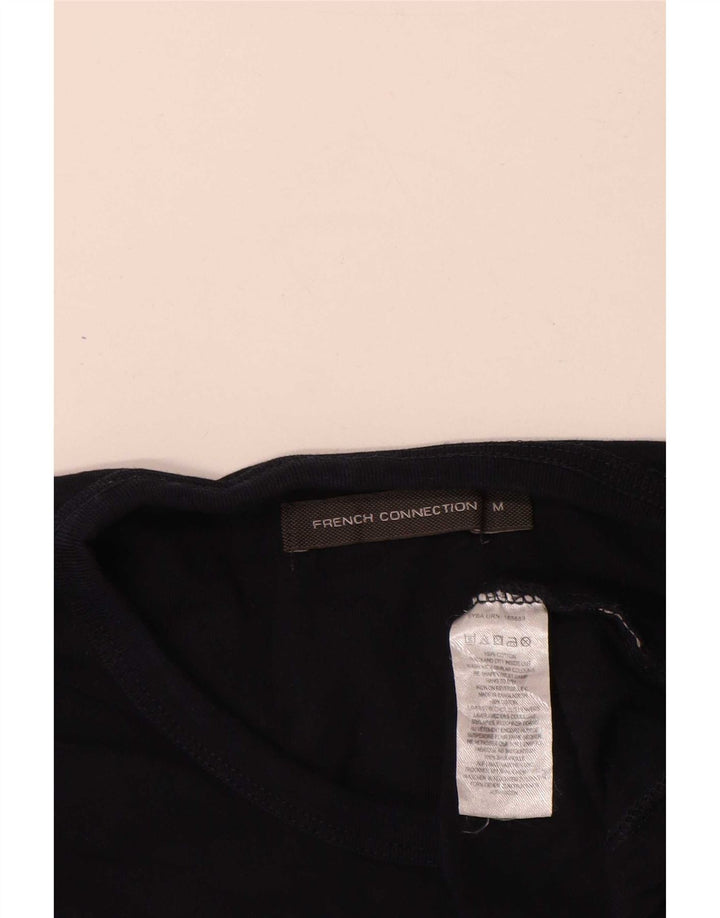 T-shirt da uomo French Connection Top in cotone blu navy medio