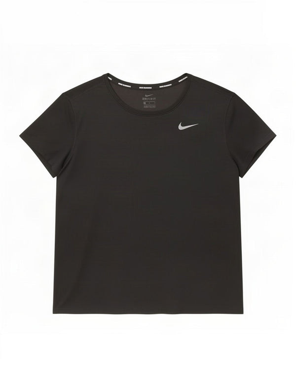 T-shirt da donna Nike Dri Fit Top UK 14 grande nera