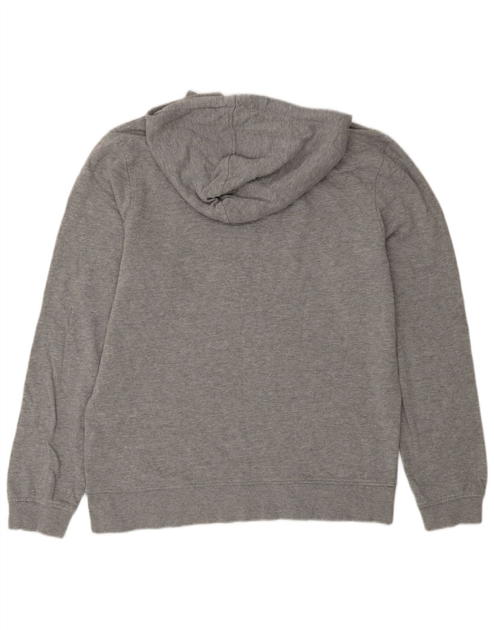 Maglione con cappuccio grafico da uomo Jack & Jones in cotone chiazzato grigio medio