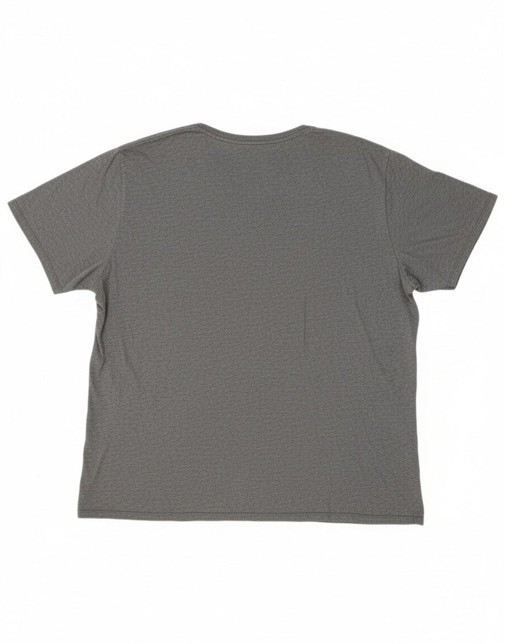 NIKE Mens Graphic T-Shirt Top 2XL Grey Cotton