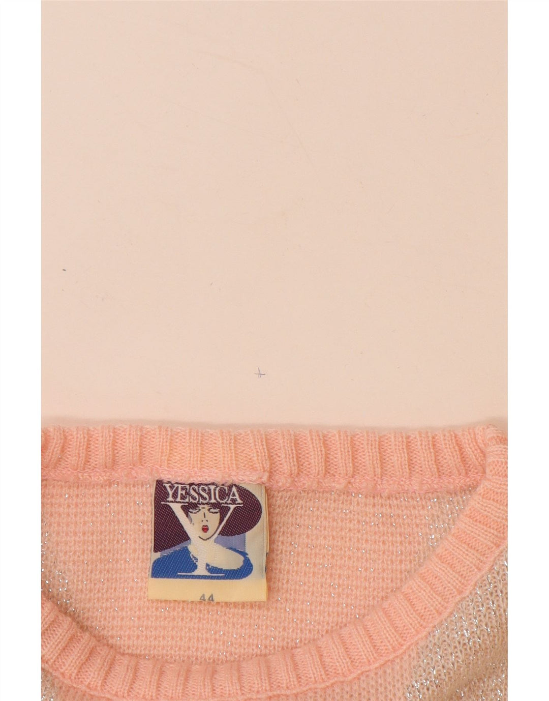 YESSICA Maglione da donna con scollo a barca EU 44 XL Acrilico rosa Chevron