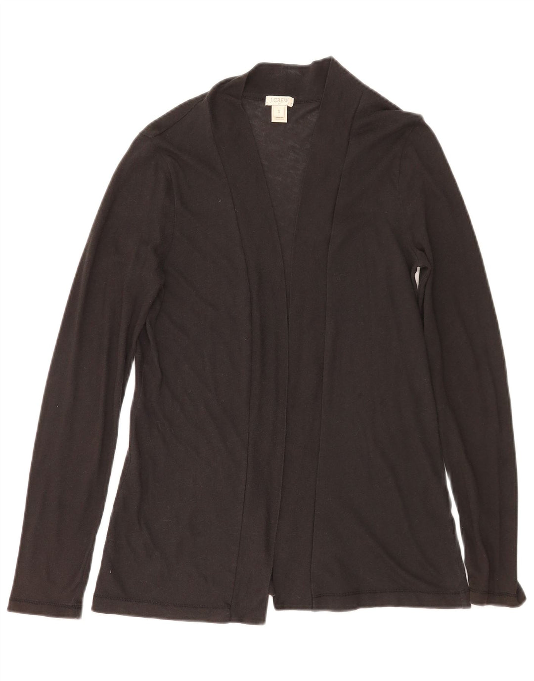 Maglione cardigan aperto da donna J. Crew UK 10 piccolo cotone nero