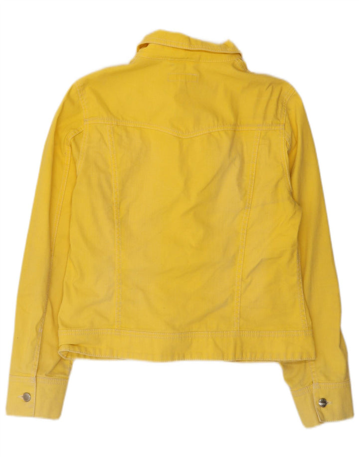 Giubbotto Bomber Donna Escada IT 42 Medio Giallo Cotone Sportivo