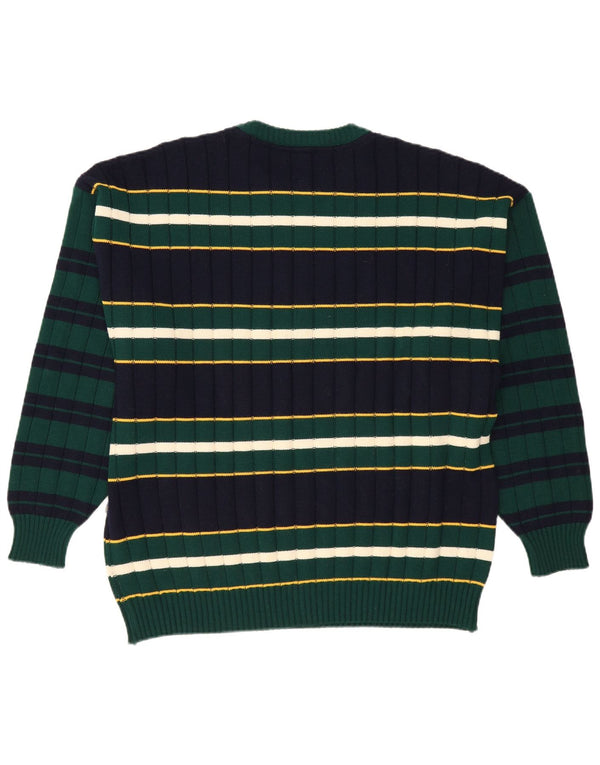 Maglione maglione girocollo da uomo White Sails 2XL a righe blu navy