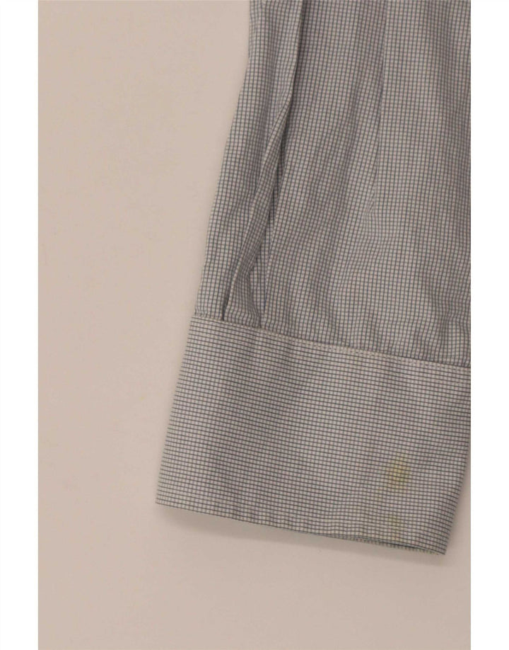 Camicia da uomo Superdry 2XL cotone a quadretti bianco