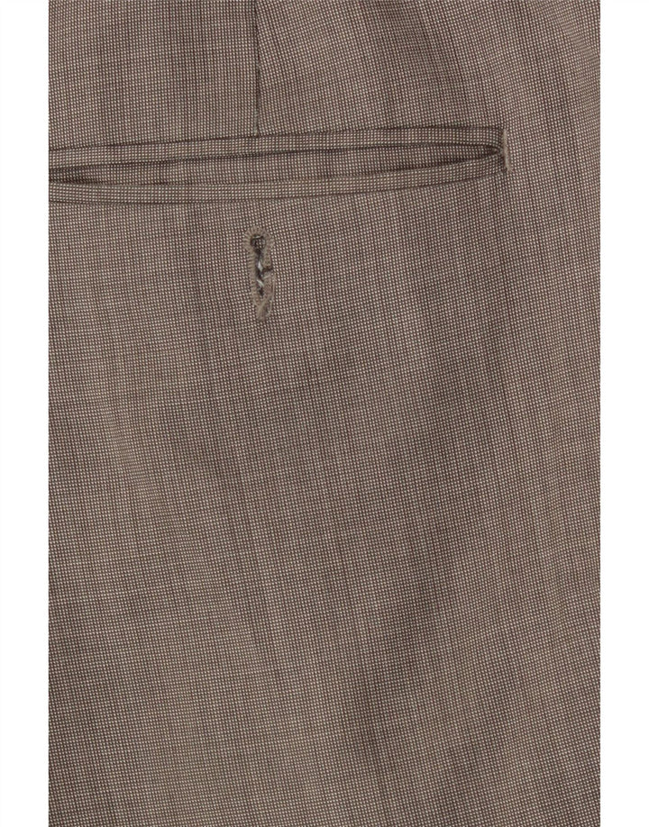 Pantaloni da abito dritti da uomo Marks & Spencer W40 L32 Grigi