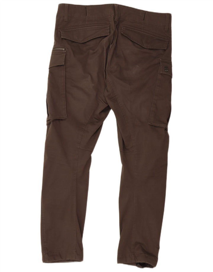 Pantaloni cargo dritti da uomo G-STAR W34 L32 cotone kaki
