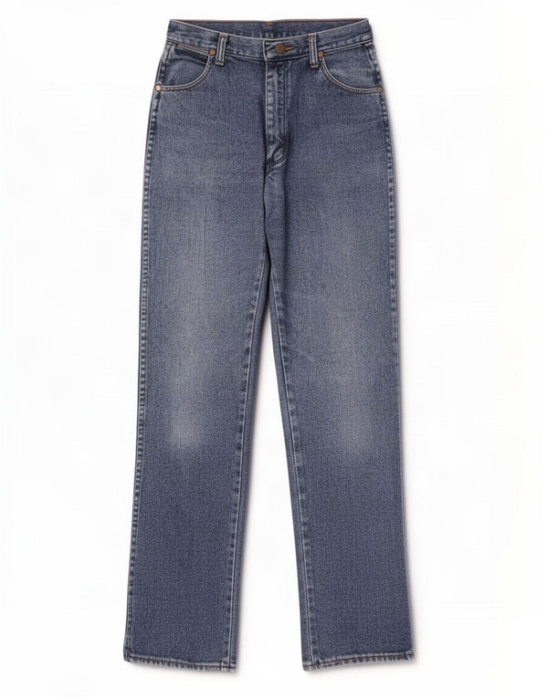 Wrangler Womens Tapered Jeans US 7/8 Medium W28 L28 Blue Cotton