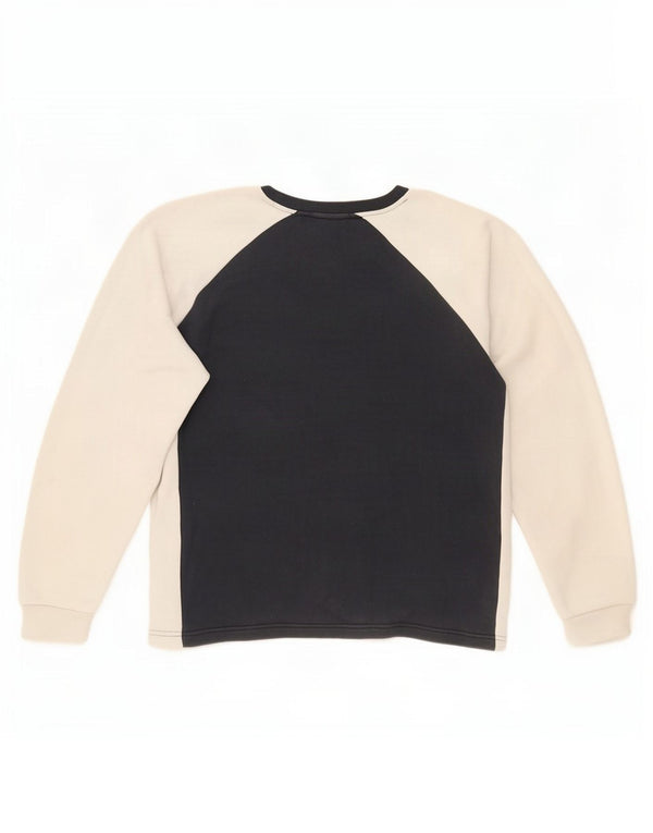 Felpa da uomo Fila IT 52/54 Large Blu Navy Colourblock in cotone