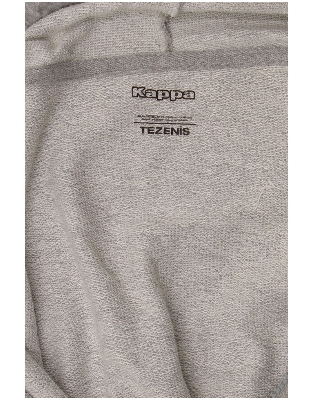 Felpa con cappuccio e zip grafica da donna Kappa UK 16 Large Grey Colourblock