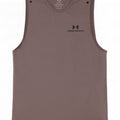 Canotta da uomo Under Armour in poliestere grigio medio