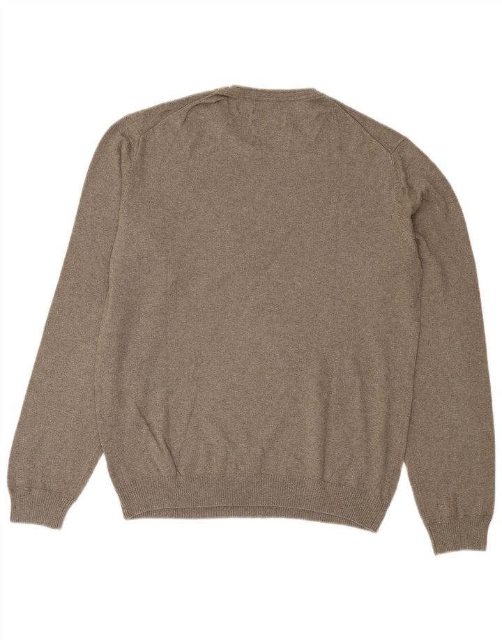 MARLBORO CLASSICS Maglione girocollo da uomo XL in cotone grigio
