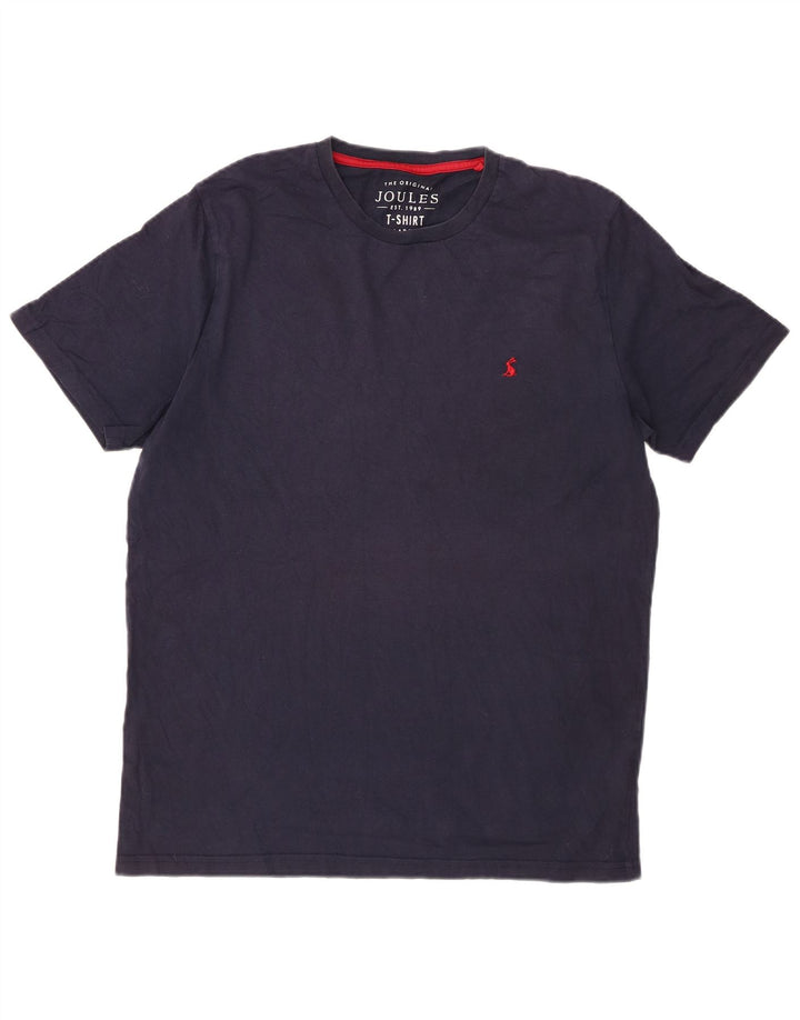 JOULES T-shirt da uomo Top grande in cotone blu navy