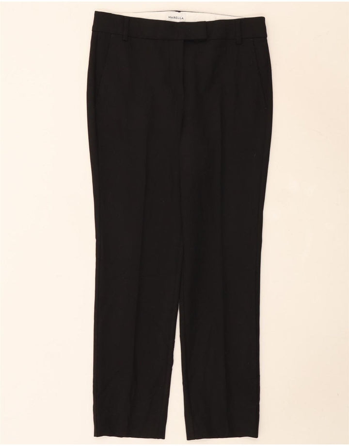 Pantaloni da abito dritti da donna Marella W30 L27 Neri