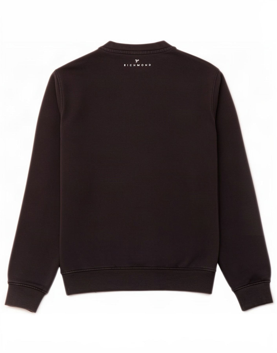 Felpa con grafica da uomo Richmond, cotone medio nero