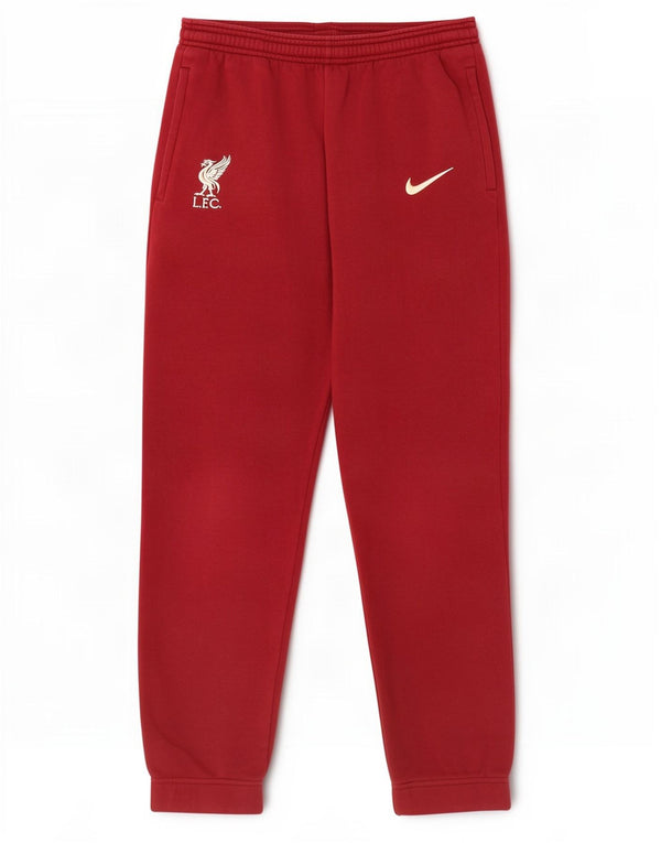 Nike Boys Liverpool Tracksuit Trousers Joggers 13-14 Years XL Burgundy